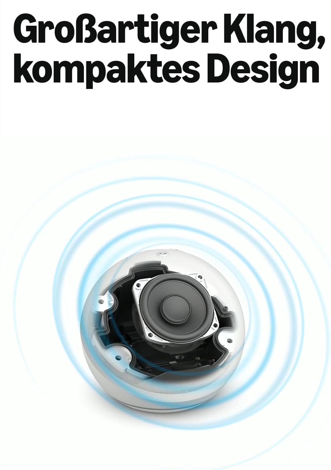 Echo Dot (Neueste Generation) | Smarter WLAN- und Bluetooth-Lautsprecher mit Alexa und gigantischem, sattem Klang | Weiß