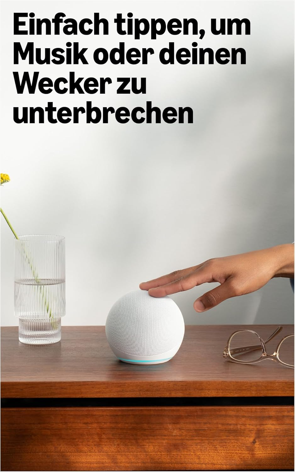 Echo Dot (Neueste Generation) | Smarter WLAN- und Bluetooth-Lautsprecher mit Alexa und gigantischem, sattem Klang | Weiß