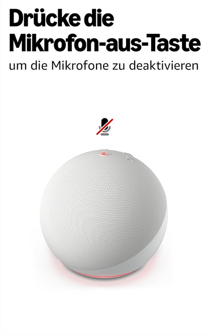 Echo Dot (Neueste Generation) | Smarter WLAN- und Bluetooth-Lautsprecher mit Alexa und gigantischem, sattem Klang | Weiß